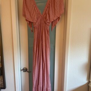 Free People Pink Maxi Dress